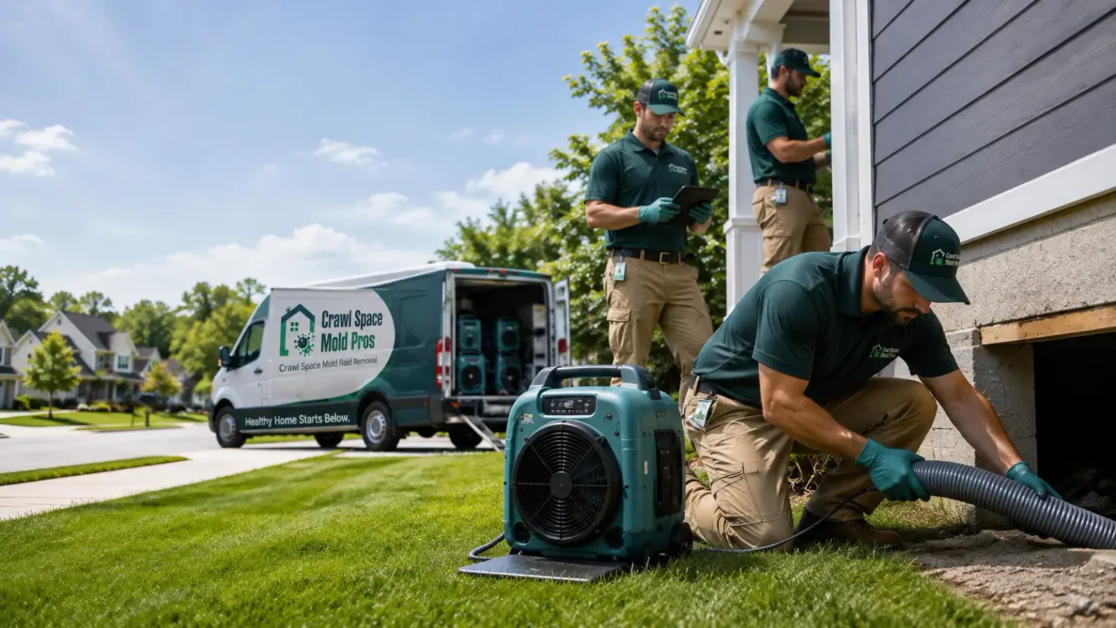 Crawl Space Mold Removal in College Place, WA